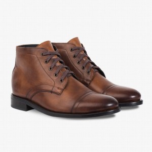 Thursday Boots Cadet メンズ レースアップブーツ Walnut | BFY6488CE