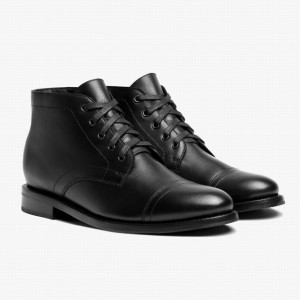 Thursday Boots Cadet メンズ レースアップブーツ 黒 | OBH9928HI