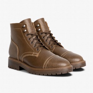 Thursday Boots Captain StormKing® メンズ レースアップブーツ チョコレート | AON1343OL