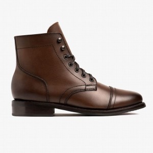 Thursday Boots Captain レディース レースアップブーツ Walnut | ZEG8271RB