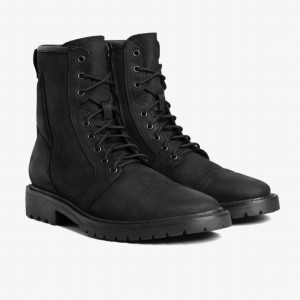 Thursday Boots Casa Moto メンズ レースアップブーツ 黒 | REN2534KR