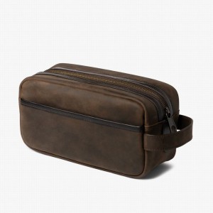 Thursday Boots Dopp Kit メンズ トイレタリーバッグ ブラウン | COT9342MM