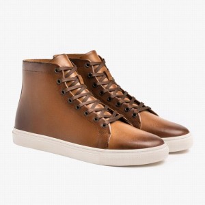 Thursday Boots Premier メンズ ハイカットスニーカー Toffee | JWI6985ZP