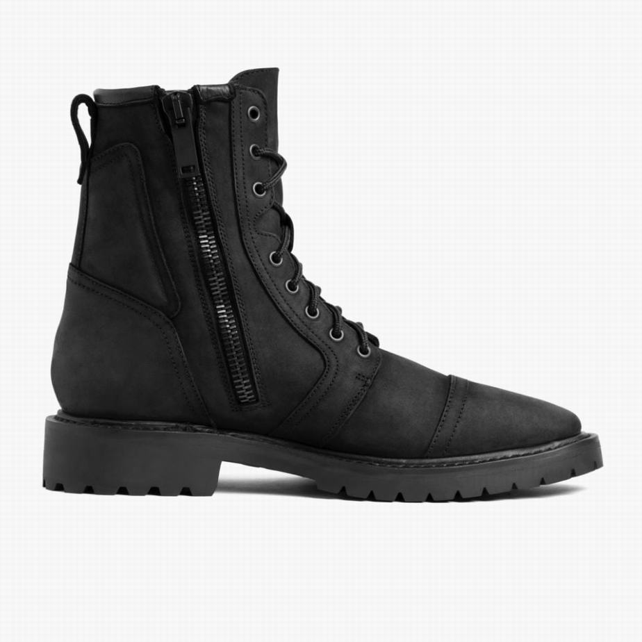 Thursday Boots Casa Moto メンズ レースアップブーツ 黒 | REN2534KR