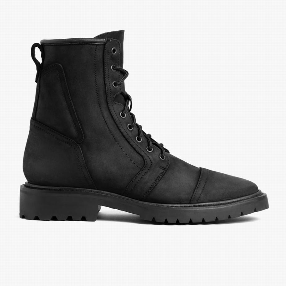 Thursday Boots Casa Moto メンズ レースアップブーツ 黒 | REN2534KR