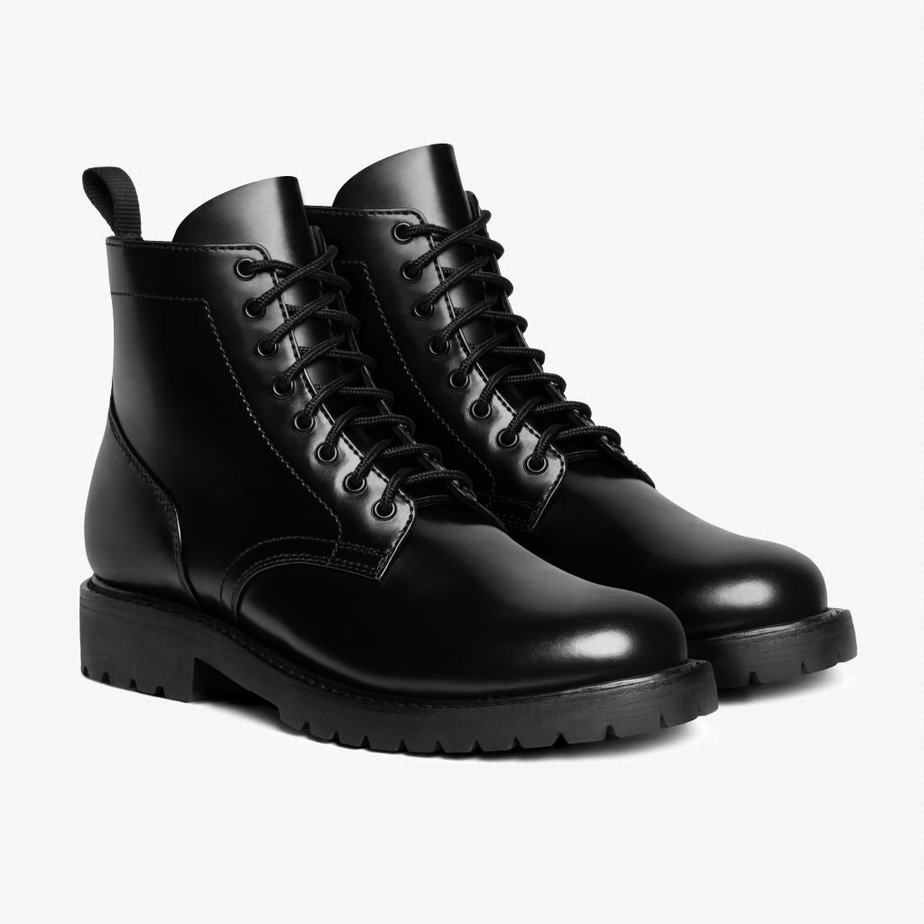 Thursday Boots Hero メンズ レースアップブーツ 黒 | BQQ8283JS