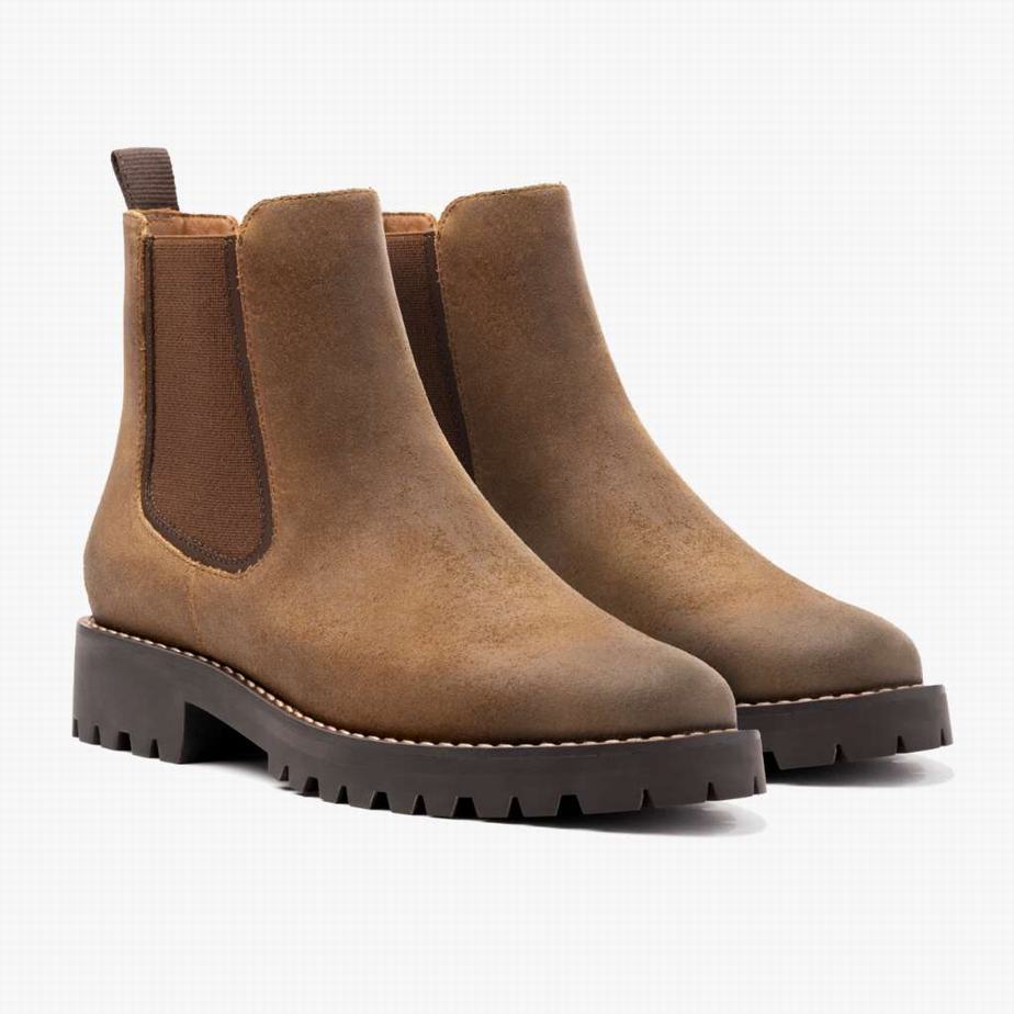 Thursday Boots Legend レディース チェルシーブーツ Safari | BCQ248QN