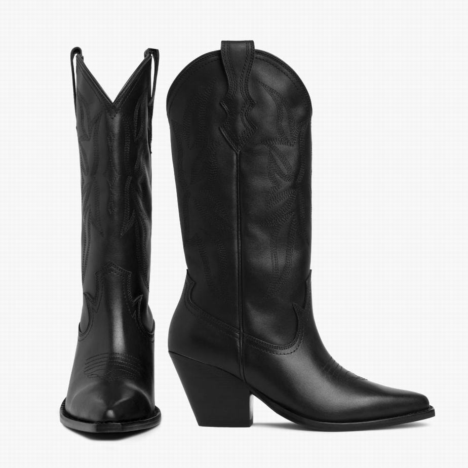 Thursday Boots Rodeo レディース ウエスタンブーツ 黒 | FWJ788CR